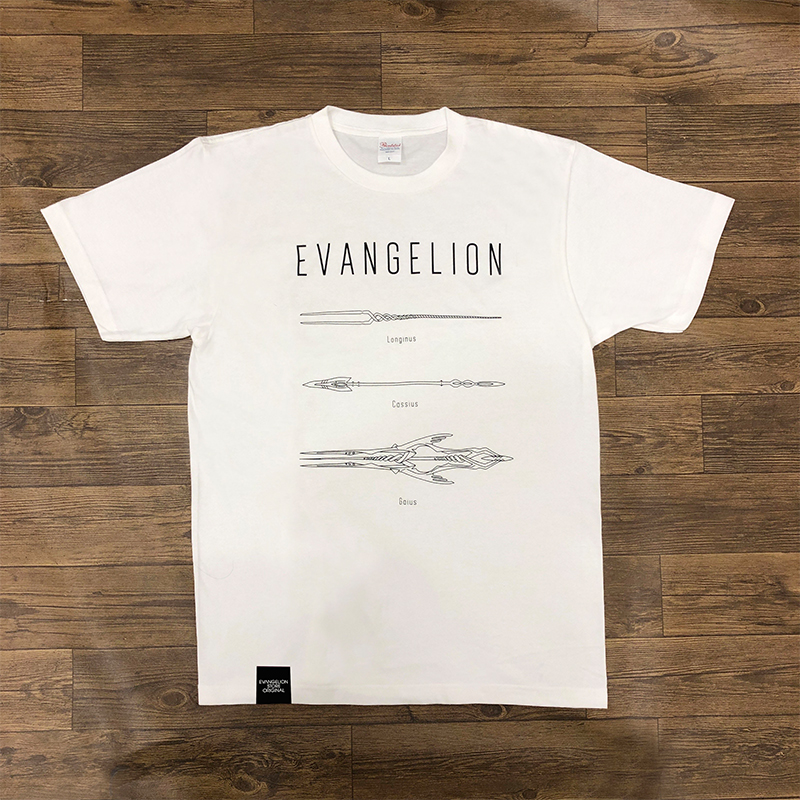 EVA STOREオリジナル Tシャツ/3本の槍/ホワイト ホワイト Lサイズ