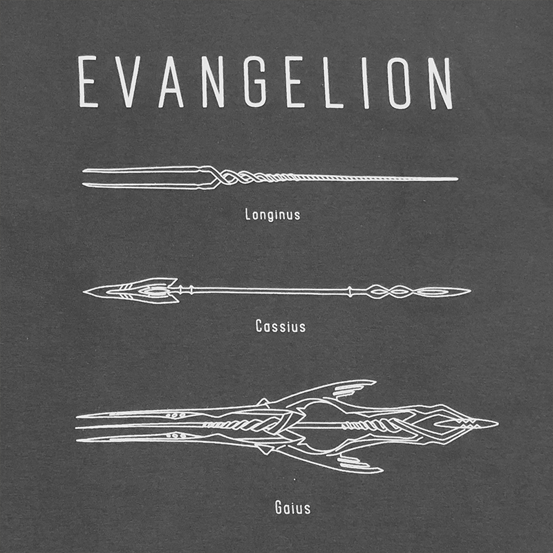 EVA STOREオリジナル Tシャツ/3本の槍/チャコールグレー チャコールグレー Lサイズ