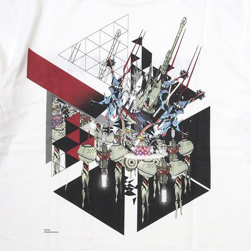 RADIO EVA A303 Abstract EVANGELION T-Shirt β(KENTA KAKIKAWA)/WHITE(44A44B4444C) WHITE(44A44B4444C) M