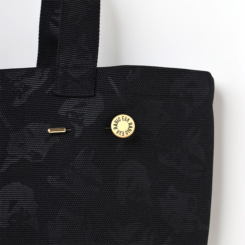 RADIO EVA A305 EVANGELION MONOGRAM NYLON LUNCH BAG/BLACK