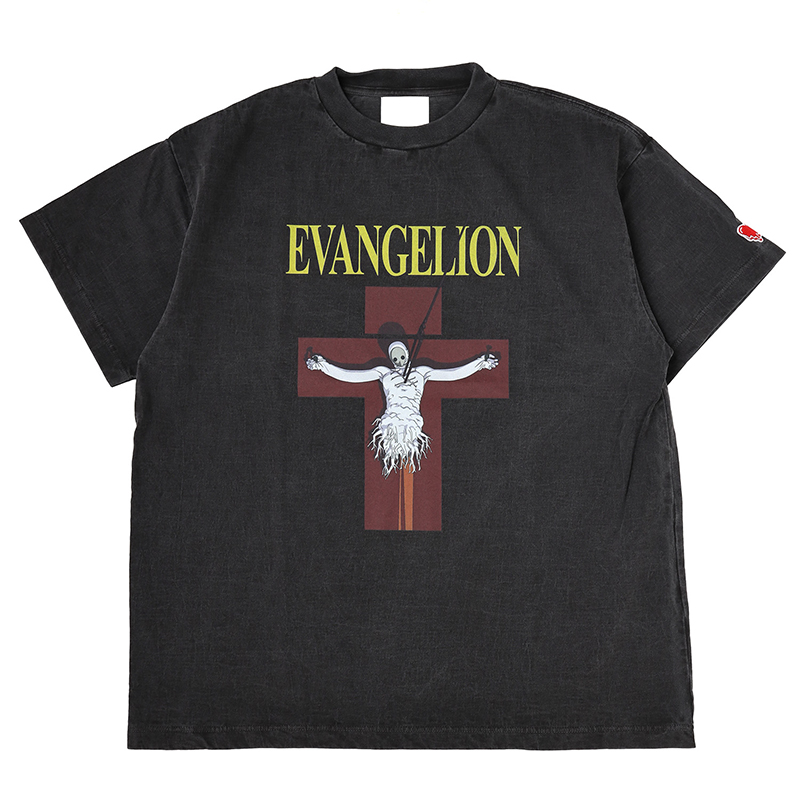 【RADIO EVA"THE 30" 】C048 EV CROSS SS TEE by EU/BLACK BLACK M