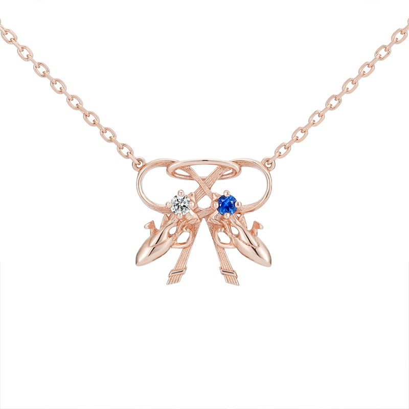 【受注生産品】エヴァxU-TREASURE ネックレス【K18】/ダブルエントリーシステム