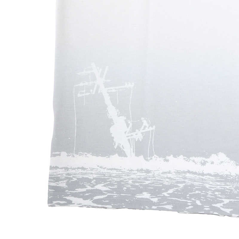 RADIO EVA 001h 【Tシャツ(波打際)】GRAY GRAY M