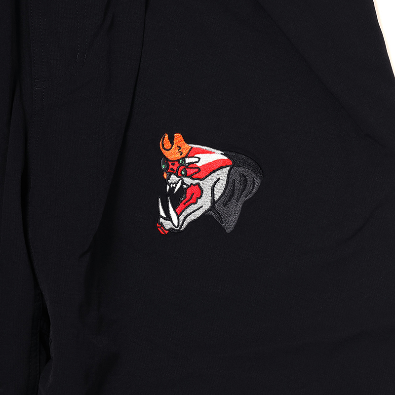 RADIO EVA A081 THE BEAST EMBROIDERY Tapered Pants/BLACK BLACK M