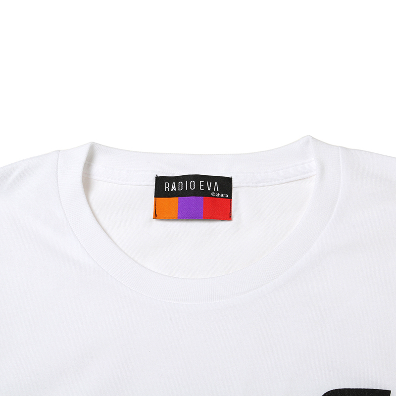 RADIO EVA A102 THE BEAST T-Shirt β/WHITE×BLACK WHITE×BLACK M