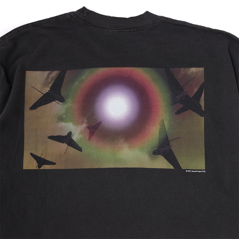 【EVANGELION:95】0068 T-Shirt/BLACK BLACK S