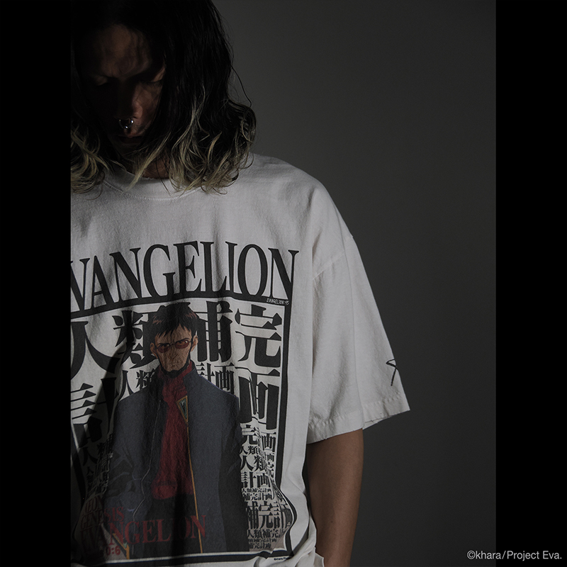 【EVANGELION:95】0091 T-Shirt/WHITE/L