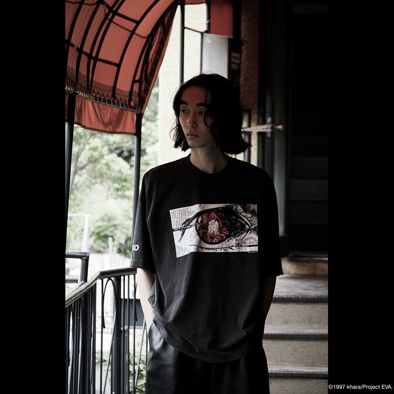 【EVANGELION:95】0103 T-Shirt/BLACK/L