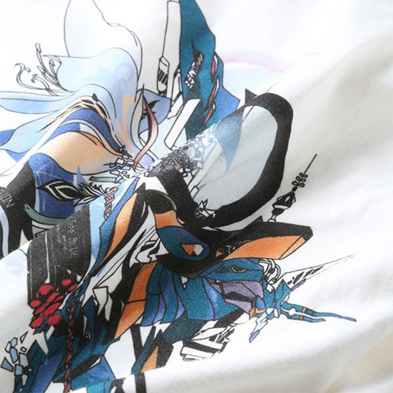 RADIO EVA A303 Abstract EVANGELION T-Shirt β(KENTA KAKIKAWA)/WHITE(Mark.06) WHITE(Mark.06) M