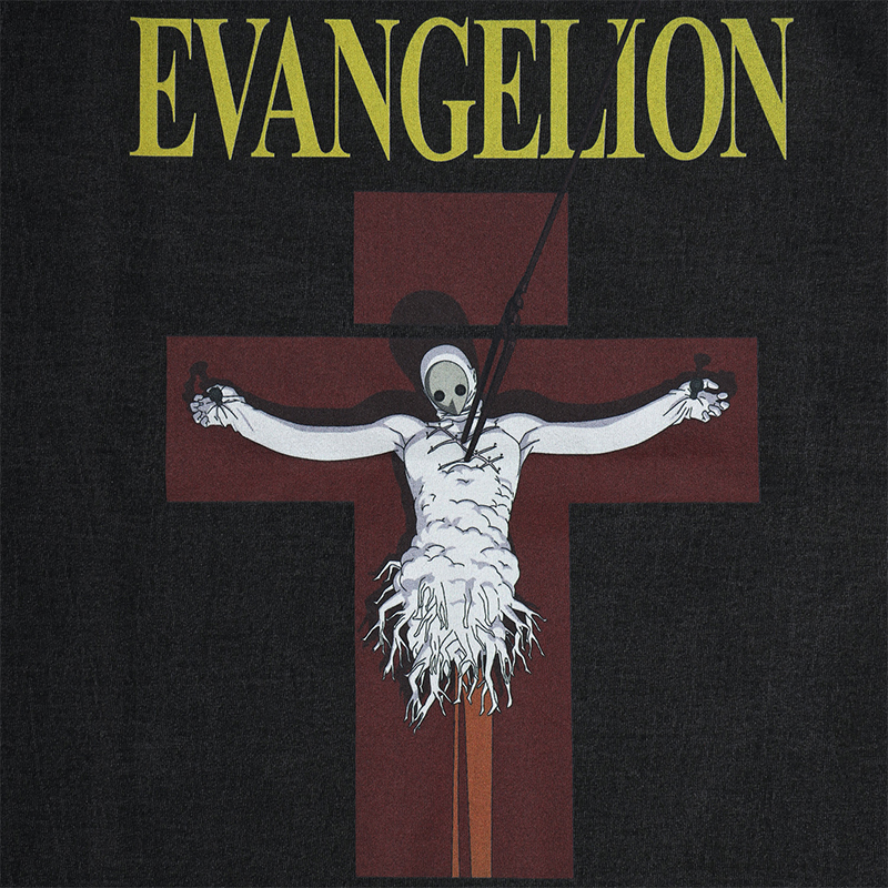 【RADIO EVA"THE 30" 】C048 EV CROSS SS TEE by EU/BLACK BLACK M