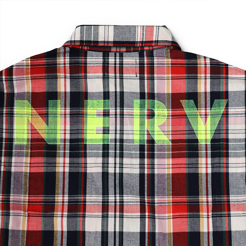RADIO EVA A316 NERV Check Shirt(YELLOW)/YELLOW