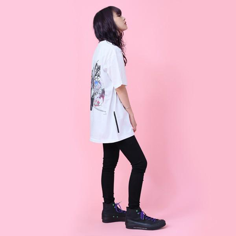 RADIO EVA A303 Abstract EVANGELION T-Shirt β(KENTA KAKIKAWA)/WHITE(EVA-01 β) WHITE(EVA-01 β) M