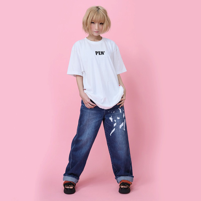 RADIO EVA A303 Abstract EVANGELION T-Shirt β(KENTA KAKIKAWA)/WHITE(ペンペン) WHITE(ペンペン) M