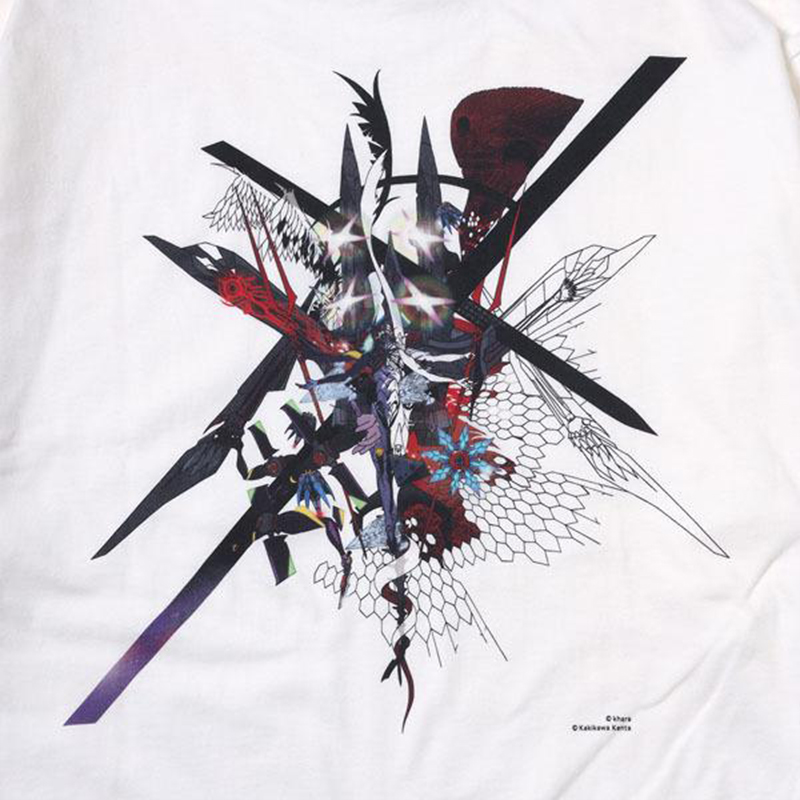 RADIO EVA A303 Abstract EVANGELION T-Shirt β(KENTA KAKIKAWA)/WHITE(エヴァンゲリオン第13号機) WHITE(エヴァンゲリオン第13号機) M