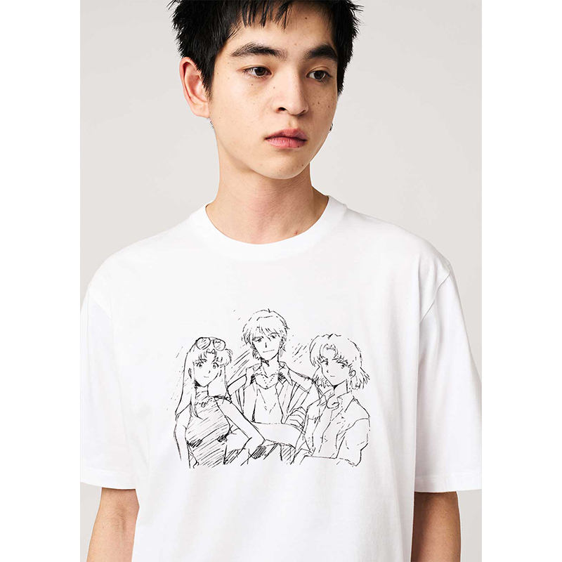 【新世紀エヴァンゲリオン×graniph 】Tシャツ/「ネルフ、誕生」 M