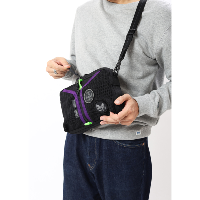 【HARVEST LABEL】エヴァ30周年記念モデル 純日本製ショルダーバッグ/初号機