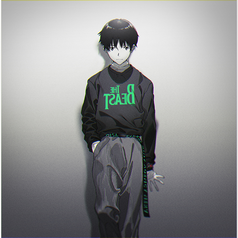 RADIO EVA 538 THE BEAST BIG Sweat/BLACK×GREEN BLACK×GREEN M