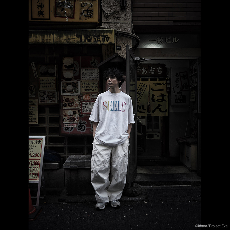【EVANGELION:95】0078 T-Shirt/WHITE WHITE S