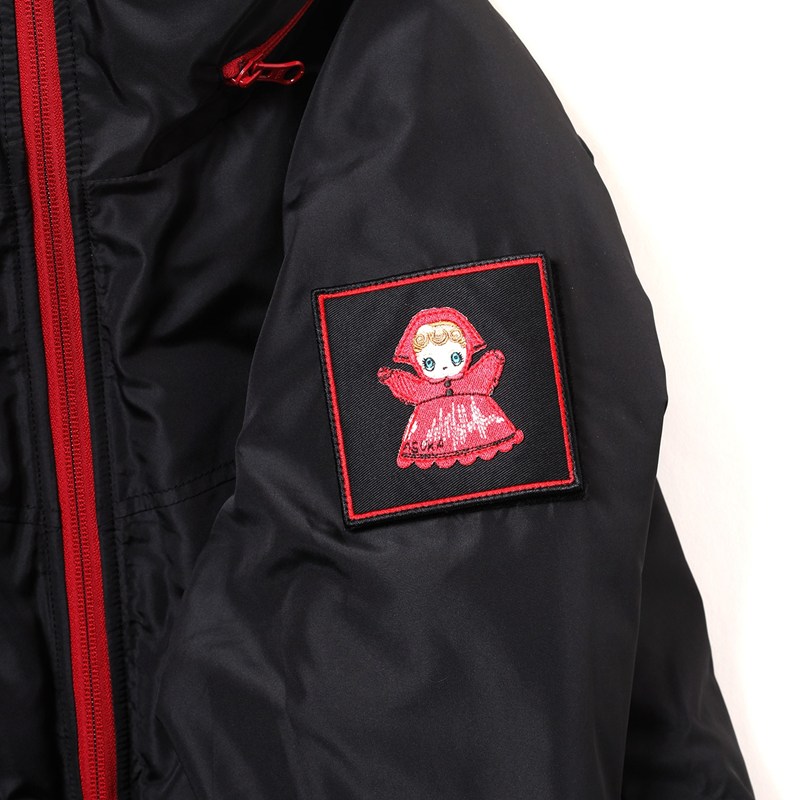EVANGELION PRODUCTION MODEL-02 MONSTER PARKA/BLACK(EVA-02) BLACK(EVA-02) SMALL