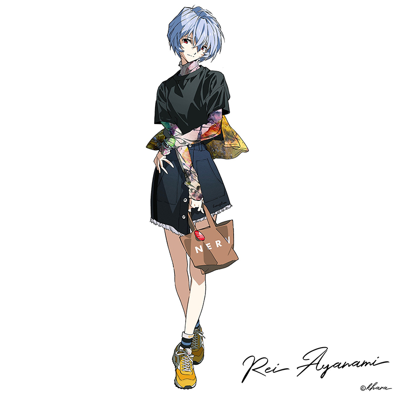RADIO EVA A093 EVANGELION Graffiti Sheer Shirt by Cigarette-burns/GRAY(EVA-00)