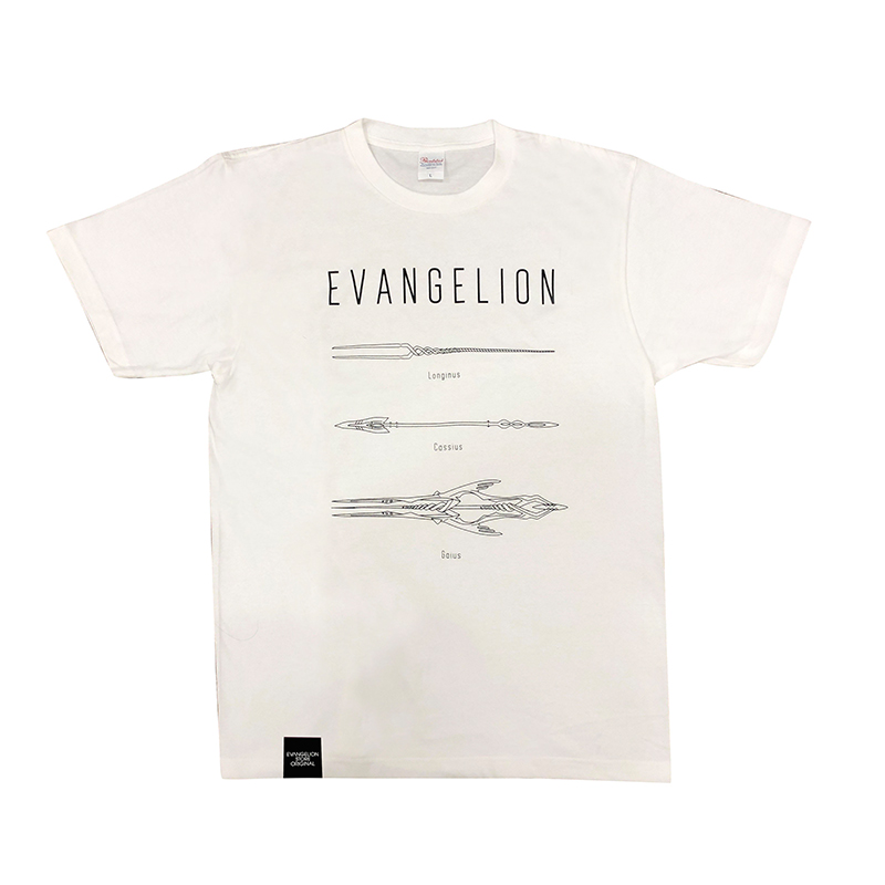 EVA STOREオリジナル Tシャツ/3本の槍/ホワイト ホワイト Lサイズ