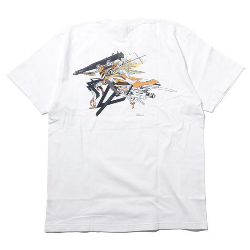 RADIO EVA A303 Abstract EVANGELION T-Shirt β(KENTA KAKIKAWA)/WHITE(EVA-00) WHITE(EVA-00) M