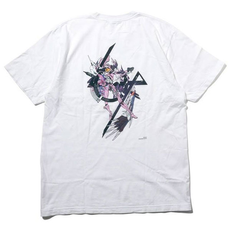 RADIO EVA A303 Abstract EVANGELION T-Shirt β(KENTA KAKIKAWA)/WHITE(EVA-08) WHITE(EVA-08) M