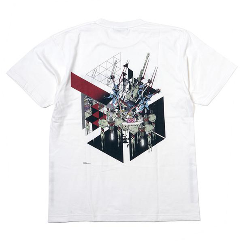 RADIO EVA A303 Abstract EVANGELION T-Shirt β(KENTA KAKIKAWA)/WHITE(44A44B4444C) WHITE(44A44B4444C) M