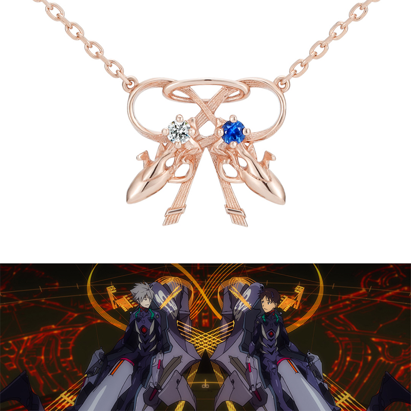 【受注生産品】エヴァxU-TREASURE ネックレス【K18】/ダブルエントリーシステム