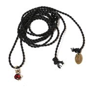 【受注生産品】RADIO EVA 492 EVANGELION CORE STONE NECKLACE/K18(VIVIFY)/ブラック紐