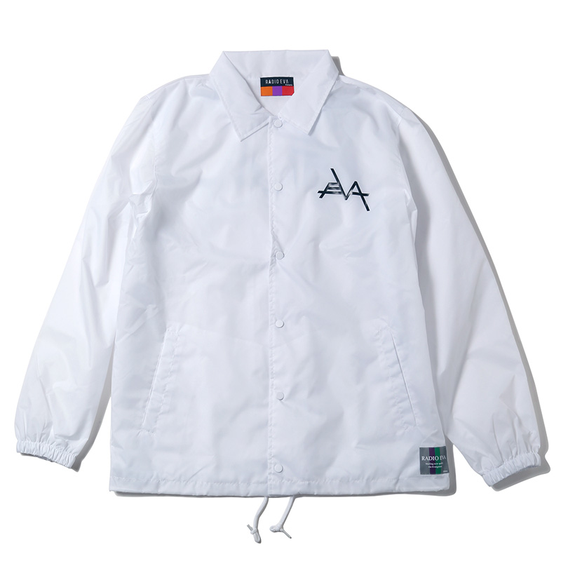 RADIO EVA 574 EVANGELION Solid Line Logo Nylon Jacket/ホワイト