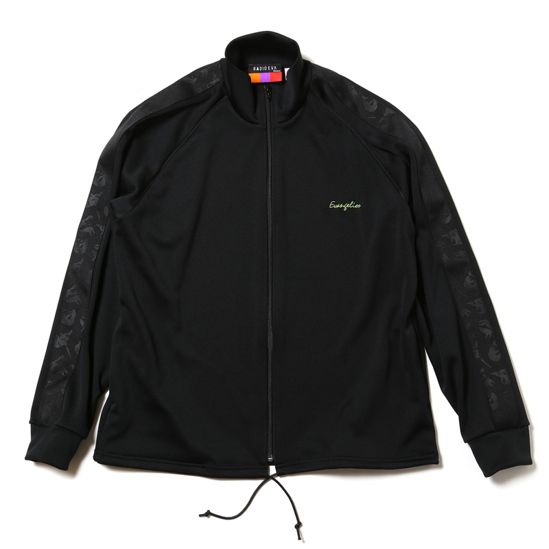 RADIO EVA 554 EVANGELION LINE TRACK JACKET/ブラック×ブラック