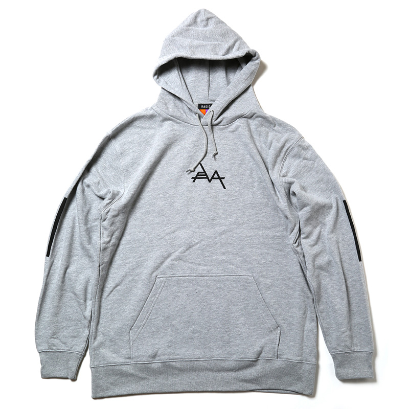 RADIO EVA 612 EVANGELION Solid Line Logo Parka/グレー