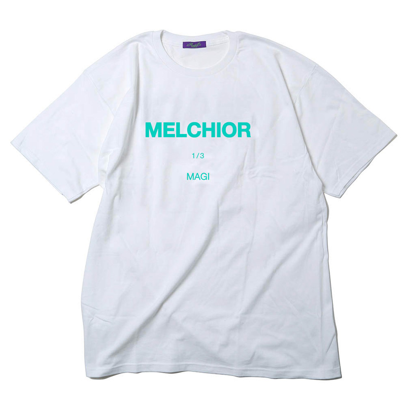 RADIO EVA 494 MAGI SYSTEM BIG T-Shirt/MELCHIOR（ホワイト×ブルー）