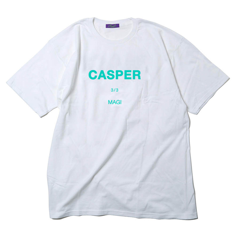 RADIO EVA 494 MAGI SYSTEM BIG T-Shirt/CASPER（ホワイト×ブルー）