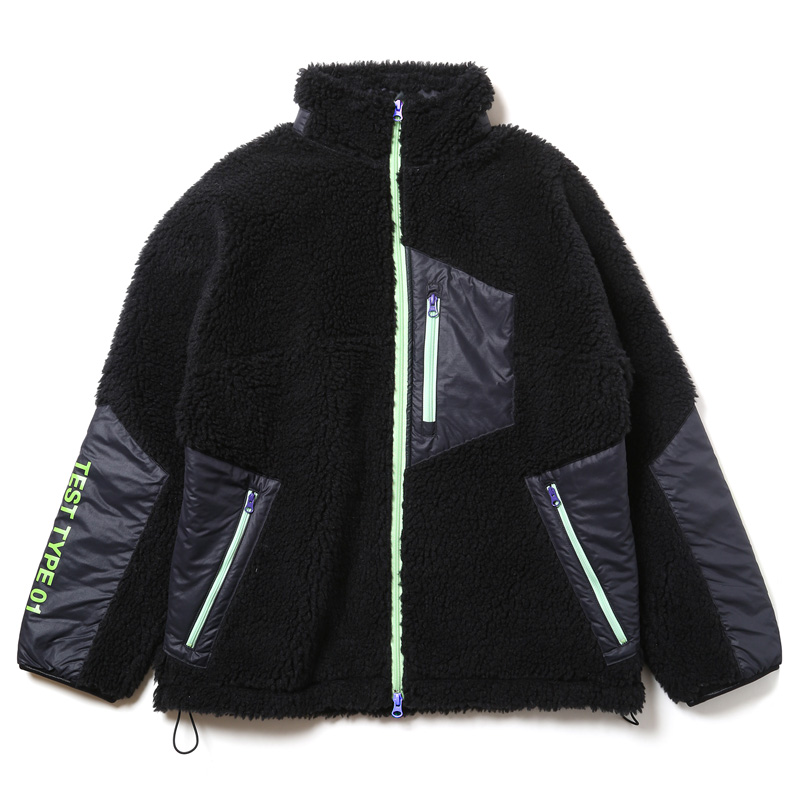 RADIO EVA 663 EVANGELION BOA JACKET/ブラック（初号機）