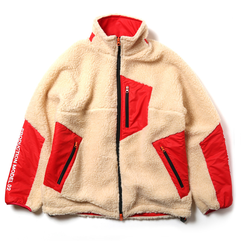 RADIO EVA 663 EVANGELION BOA JACKET/ナチュラル（2号機）
