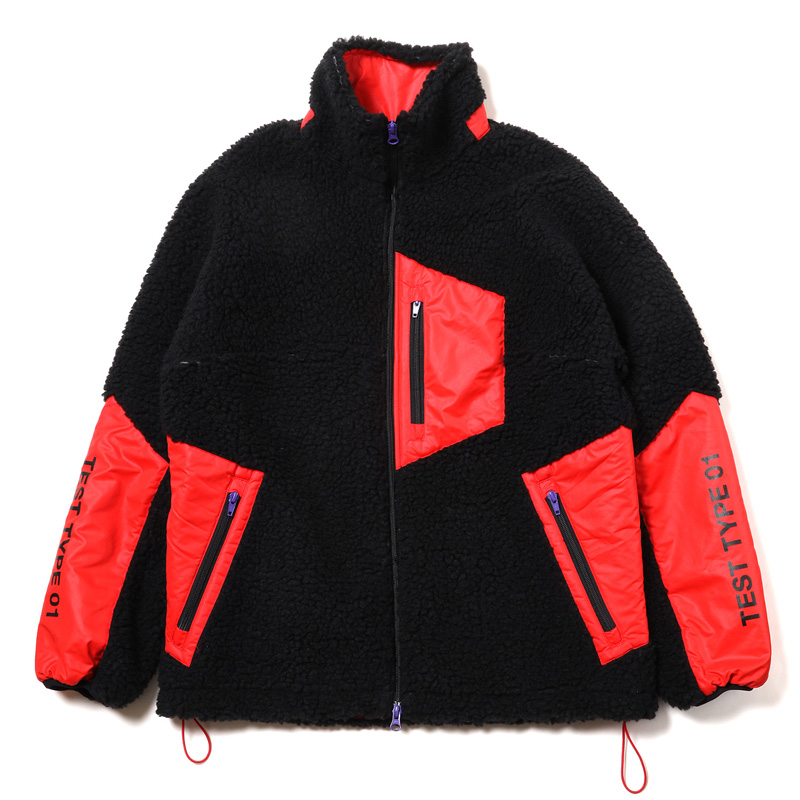 RADIO EVA 663 EVANGELION BOA JACKET/ブラック（初号機覚醒）