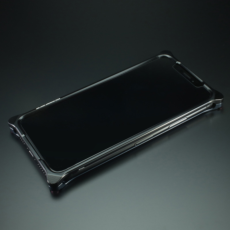 RADIO EVA 678 Solid Bumper for iPhone11 (EVANGELION Limited)/Black×Navy(渚カヲル)