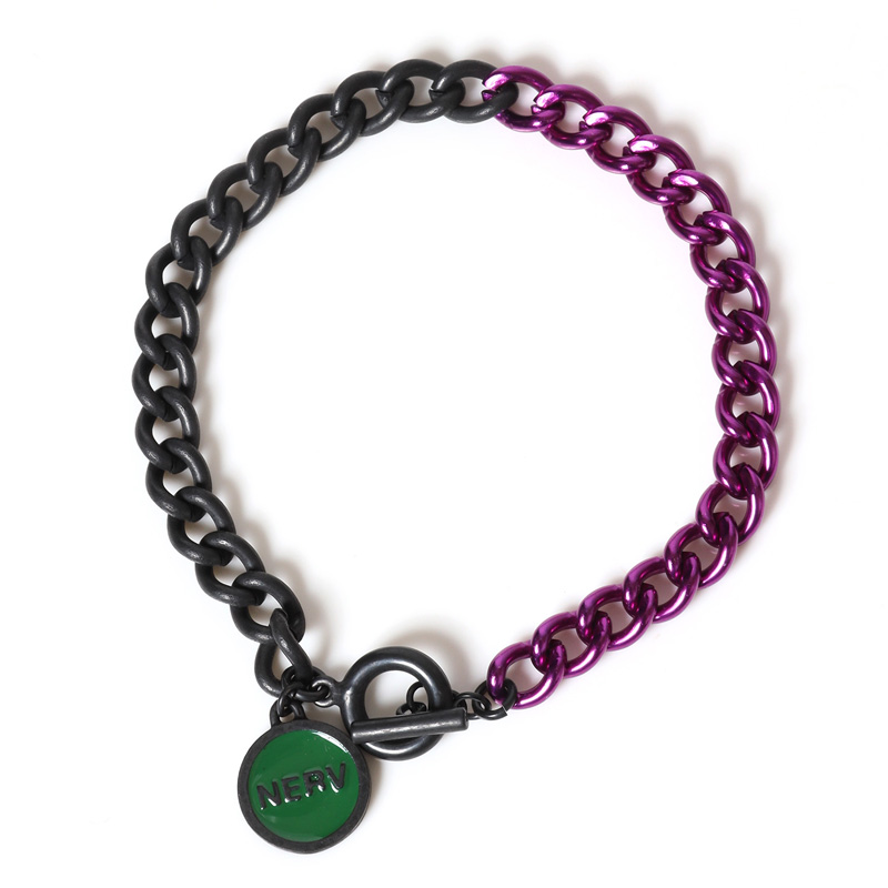RADIO EVA 726 EVANGELION Charm Thin Bracelet/EVA-01