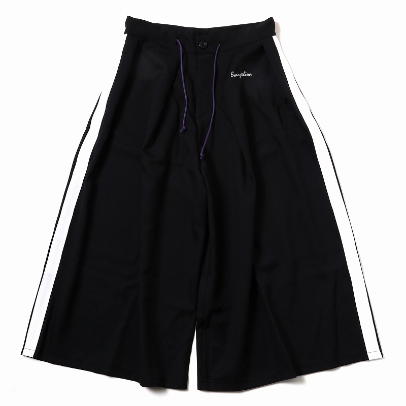 RADIO EVA 743 EVANGELION HAKAMA PANTS/ブラック×ホワイト