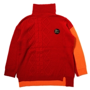 RADIO EVA 746 EVANGELION Panel Turtleneck Knit/RED（ASUKA）