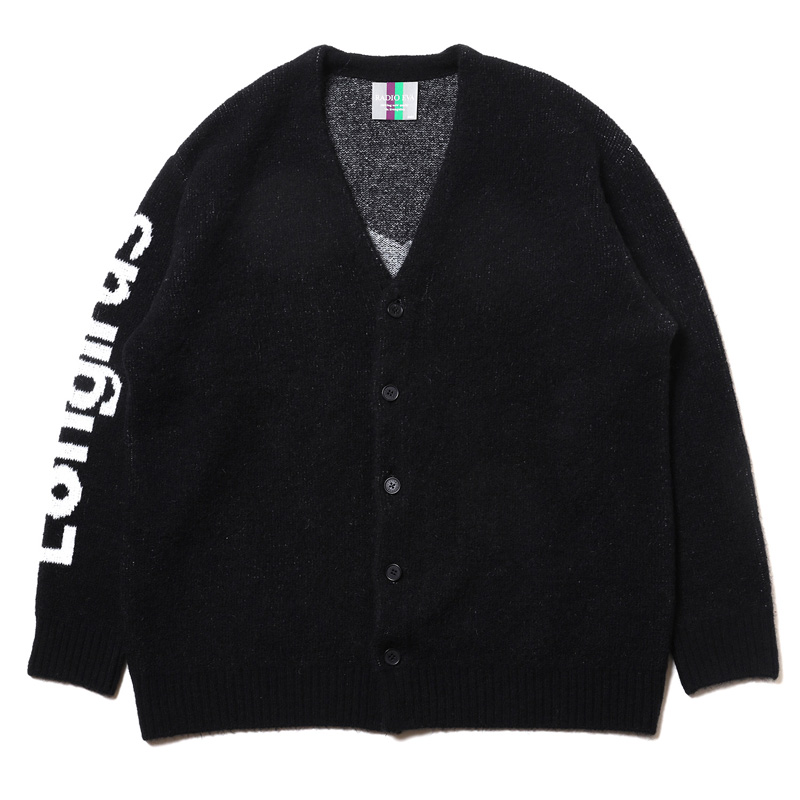 RADIO EVA 761 EVANGELION XIII KNIT CARDIGAN/BLACK