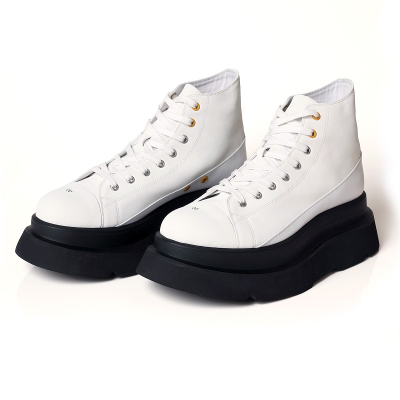 RADIO EVA A079 EVANGELION PLATFORM BOOTS/WHITE（REI）/23cm