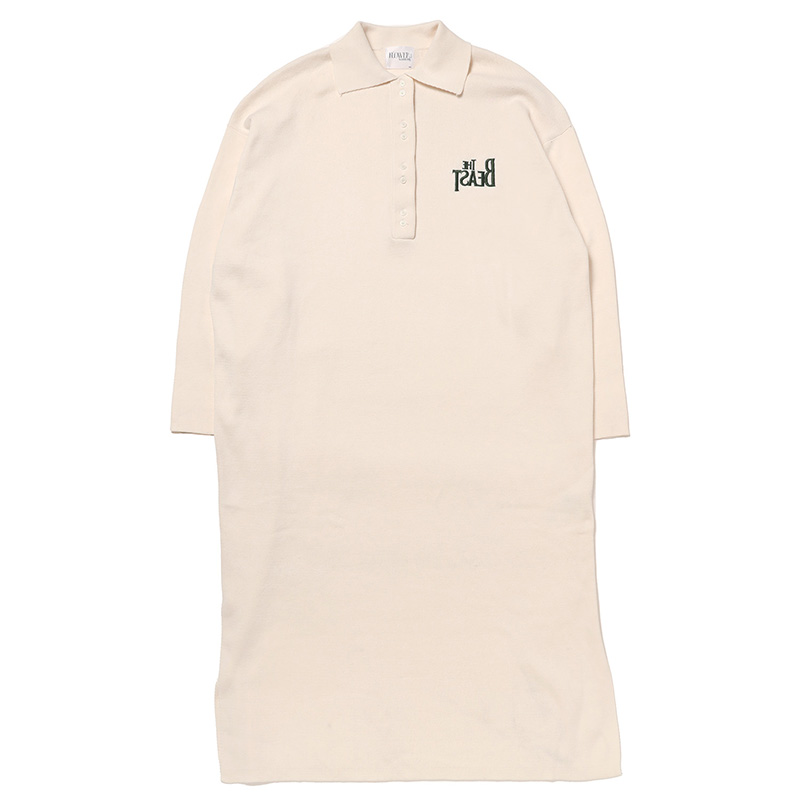 【FLOWER by RADIO EVA 060】 THE BEAST Embroidery Maxi Dress/OFF WHITE