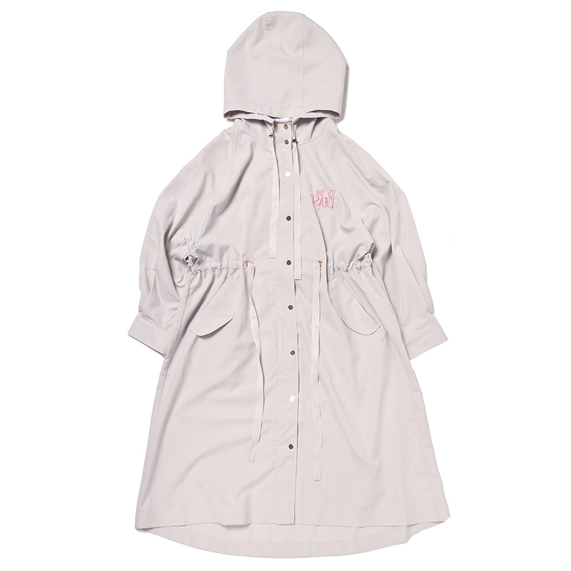 【FLOWER by RADIO EVA 062】THE BEAST Embroidery Weather Coat/IVORY