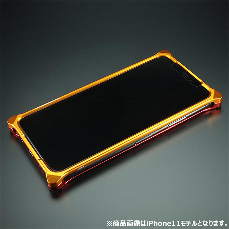 RADIO EVA 805 Solid Bumper for iPhone12/12pro(EVANGELION Limited)/Yellow×Red(2号機)