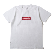RADIO EVA 385 EVANGELION BOX LOGO T-Shirt/ホワイトｘレッド（アスカ）