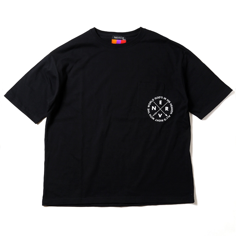 RADIO EVA 467 EVANGELION New Numbering Pocket T-Shirt/ブラック(01)