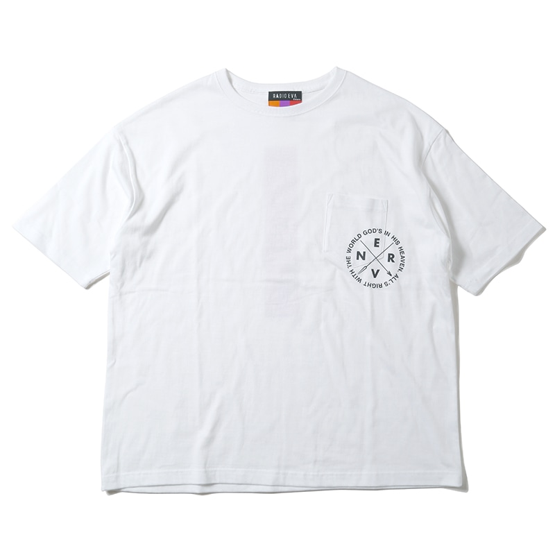 RADIO EVA 467 EVANGELION New Numbering Pocket T-Shirt/ホワイト(02)